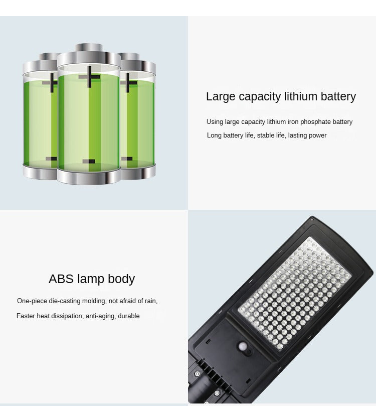 Solar Street Light Outdoor Portable Integrated Sensor Solar Garden 400W Led Street Light