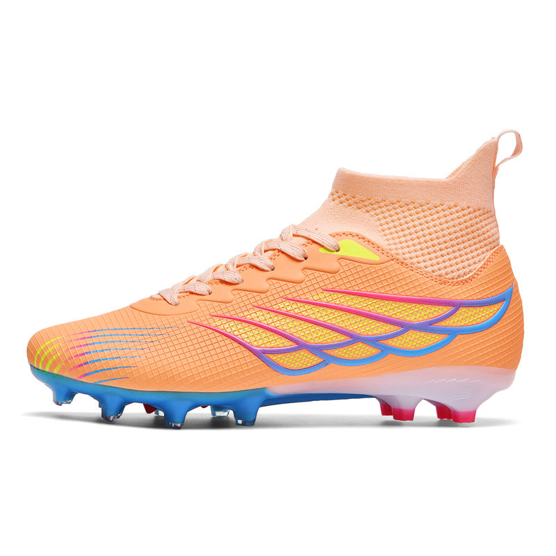 Football Shoes Long Spikes New Xiyin Grass Artificial Turf Youth Student Competition Training Shoes