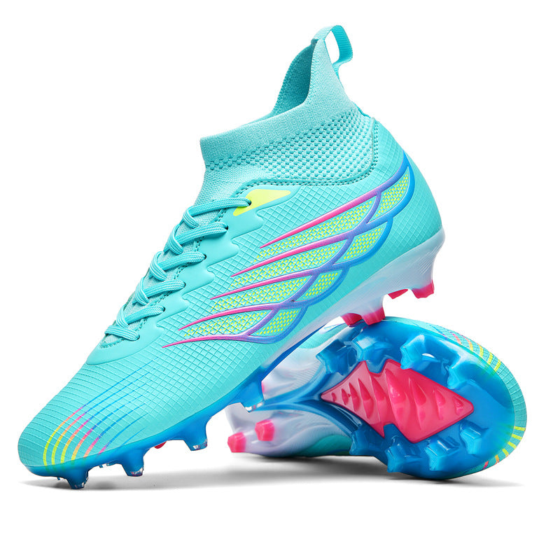 Football Shoes Long Spikes New Xiyin Grass Artificial Turf Youth Student Competition Training Shoes