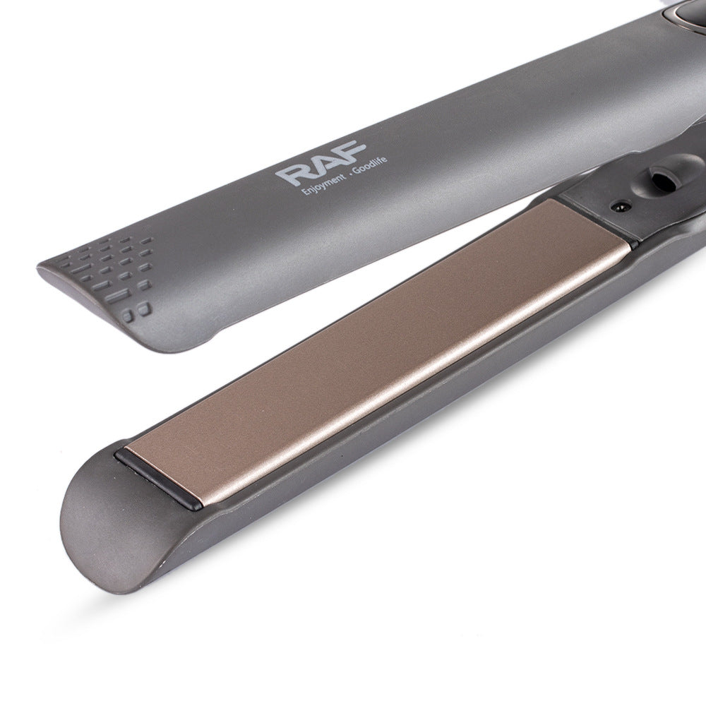 RAF European Standard Hair Root Straightener Hair Curler Home Use Volumizing Straightener Negative Ion Hair Straightener