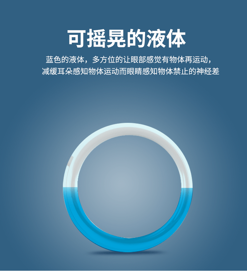 Same Style Technology Anti-Dizziness Boat Airplane Lens-Free Portable Folding Children Adult Liquid Glasses Goggles