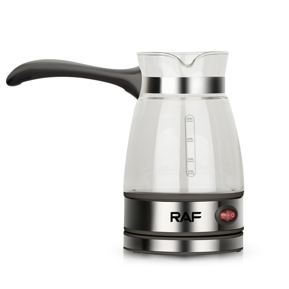 RAF New European Standard Electric Coffee Kettle Water Kettle Heating Transparent Kettle