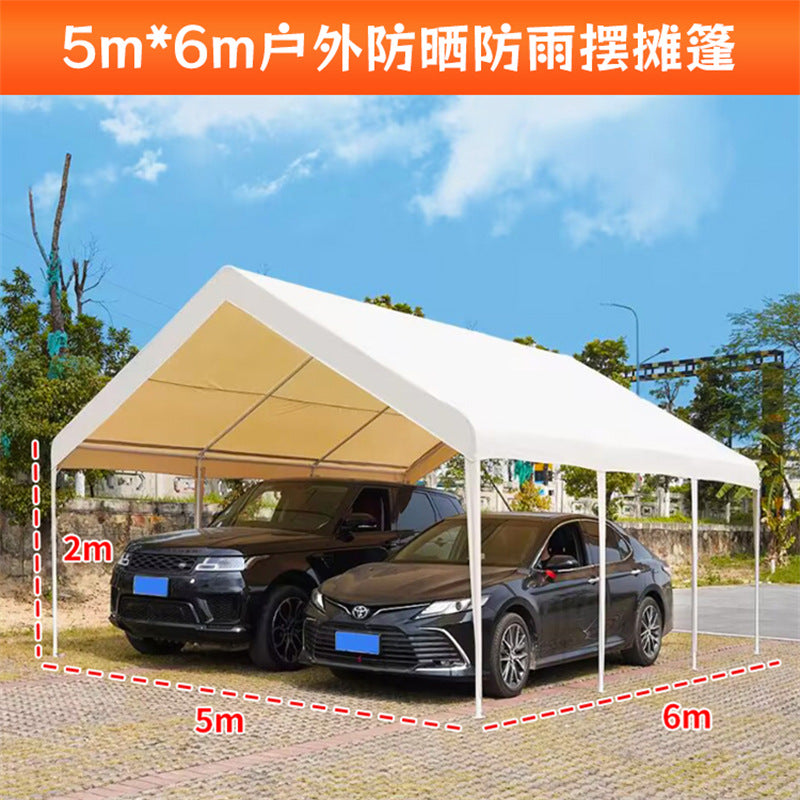 Customizable Advertising Internet Celebrity Tent for Night Market Stall Use, Four-Corner Rain Shelter, Sun Protection Car Tent, Outdoor Commercial Sunshade