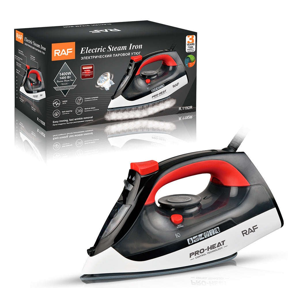 RAF European Standard New Handheld Iron Multi-Functional Adjustable Spray Steam Electric Iron