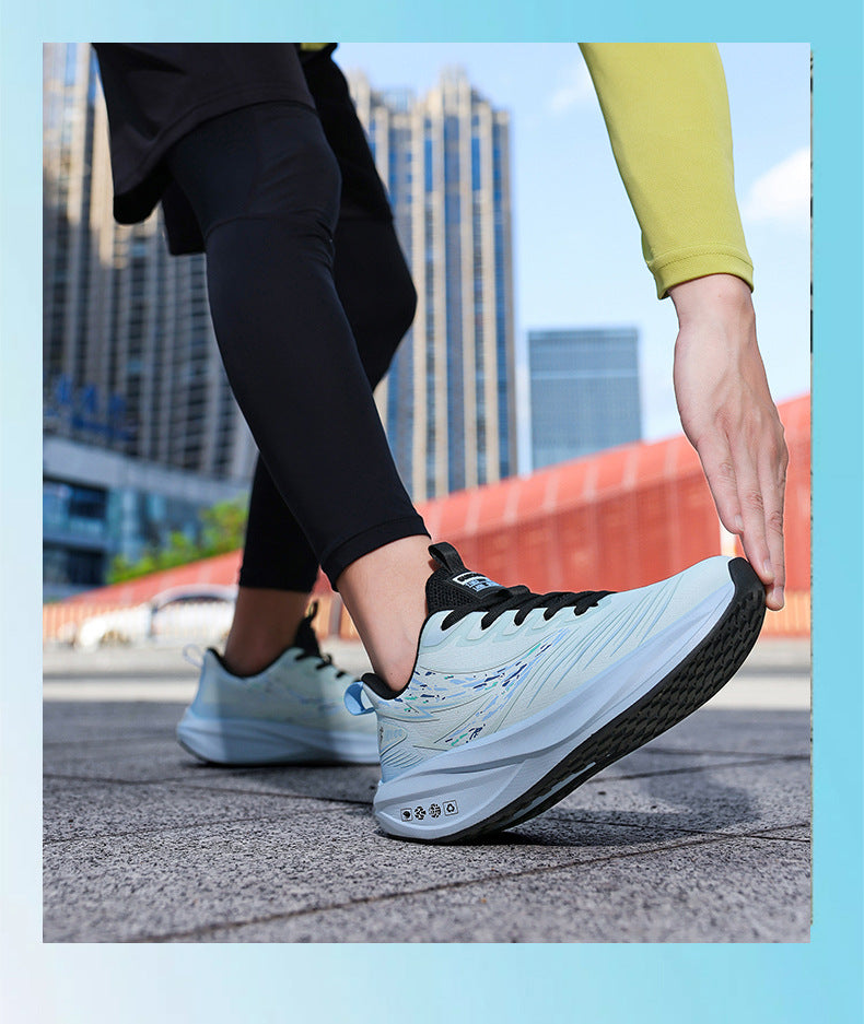 Youth Ultra-Light Soft Sole Running Shoes Leather Waterproof Comfortable Casual Fashion Men's Shoes Non-Slip Wear-Resistant Sports Shoes