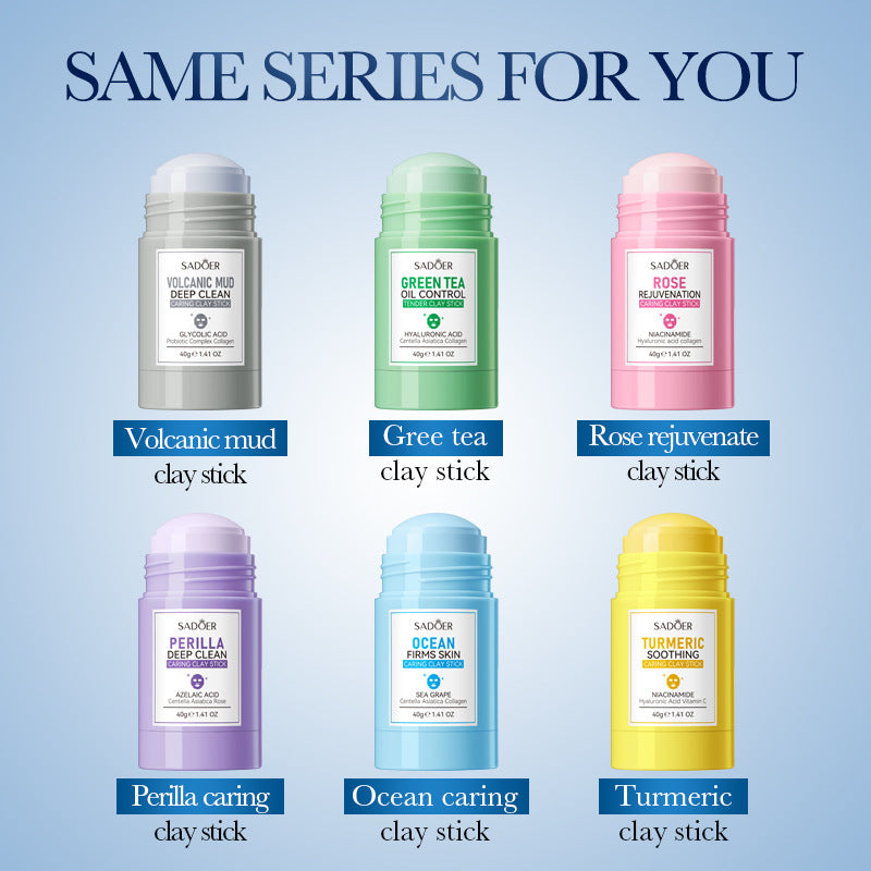 Marine Care Mud Mask Stick40g Cleansing and Firming Facial Mud Mask Foreign Trade Skin Care Products Wholesale