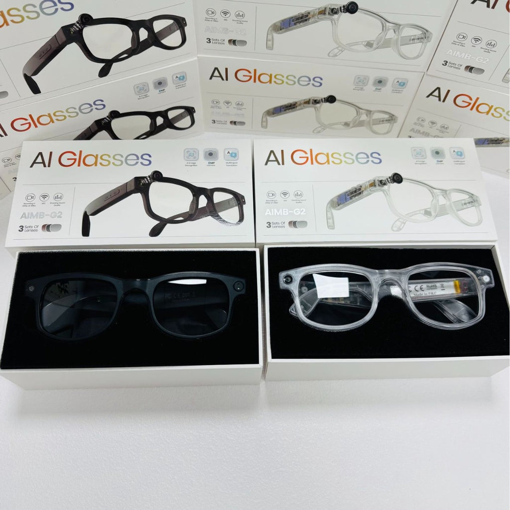 80010000 Pixel Smart Glasses AIMB-G2Photography and Videography1200P Audio and Video Recording Ai Translation+Music Control