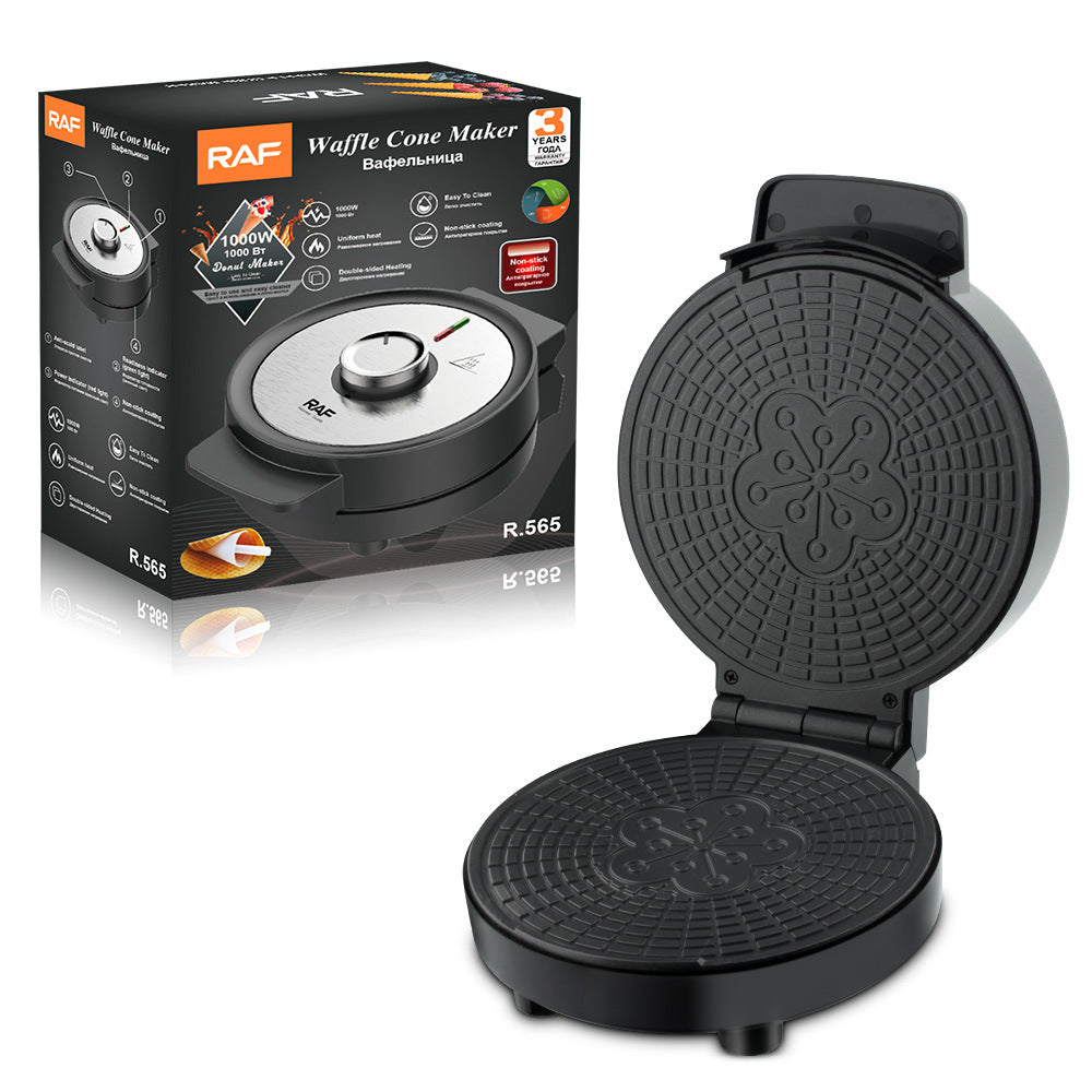RAF European Standard Multifunctional Breakfast Machine Crepe Maker Egg Roll Maker Ice Cream Cone Maker Electric Griddle Crepe Maker