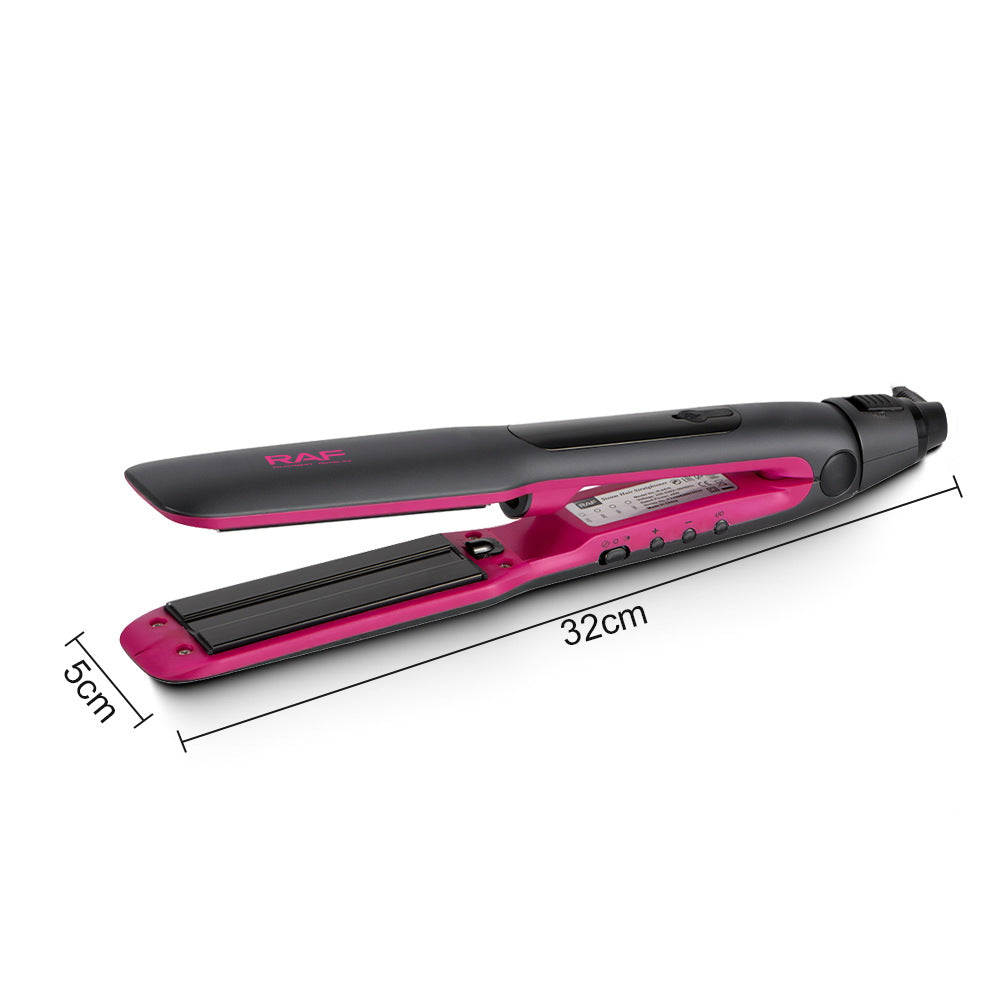 RAF EU Standard Home Use Volumizing Hair Root Clip Straightening Hair Styling Curler Straightener Negative Ion Hair Straightener