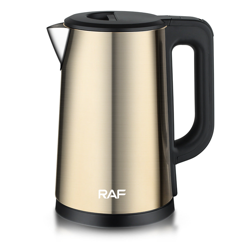 RAF European Standard Electric Kettle Household Water Boiler2.5L High-power double-layer automatic power-off anti-dry burn