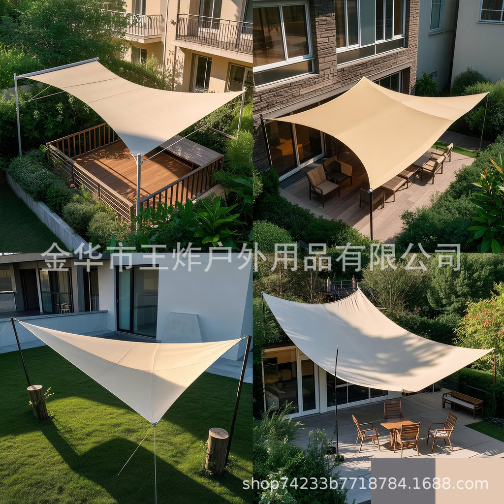 Sunshade Sail In Stock Hot-Selling Park Pool Square Sunshade Canopy Sun Protection Supply Source Manufacturer