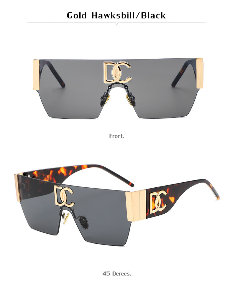 New Outdoor Cycling Sunglasses for Women, High-End Integrated Windproof Frameless Sports Sunglasses