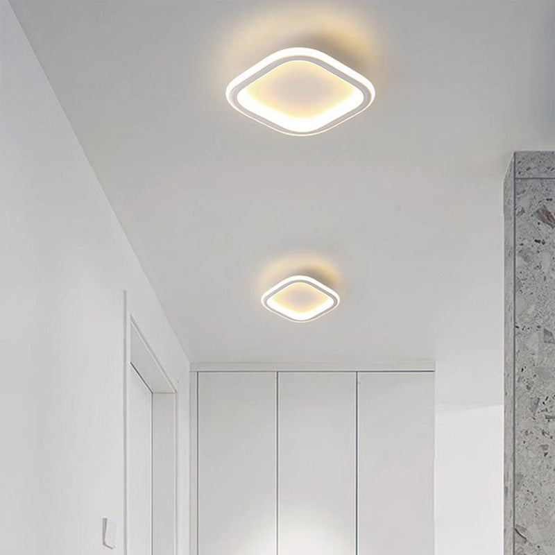 Entryway Hallway Light Modern Minimalist Corridor Balcony Ceiling Light Creative Minimalist Square Round Cloakroom Light