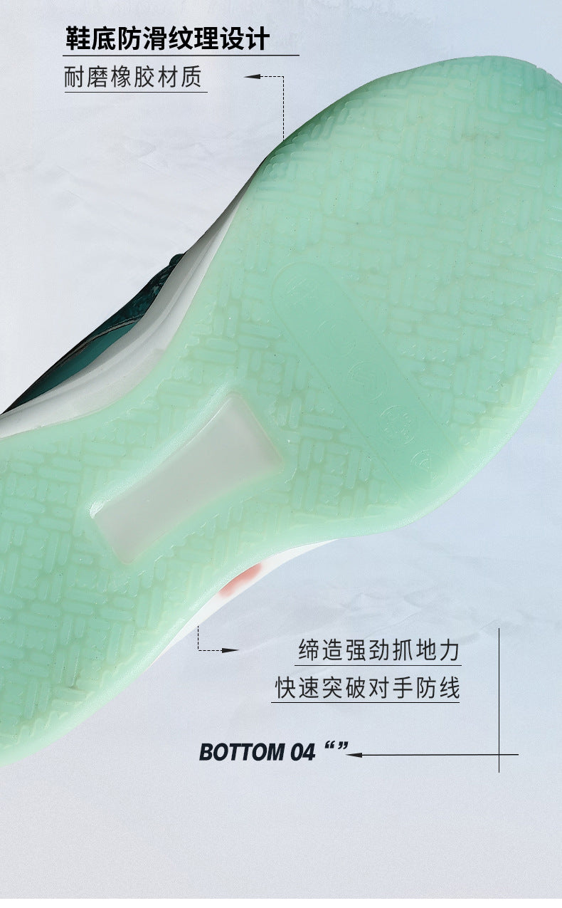 2025New National Era Men's Shoes Fashion Sports Shoes Youth High Elasticity Cushioning Anti-Slip Wear-Resistant Trendy Basketball Shoes