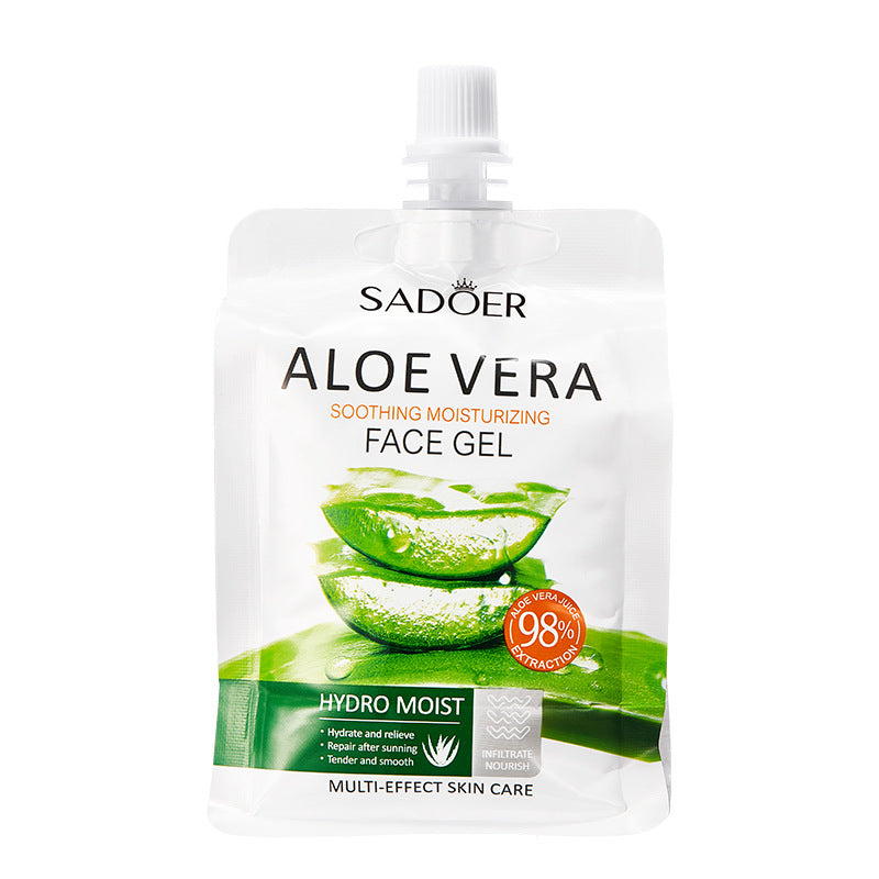 Aloe Vera Gel Aloe Vera Gel300g Large Capacity Hydrating Moisturizing Nourishing Cross-Border Foreign Trade Live Wholesale