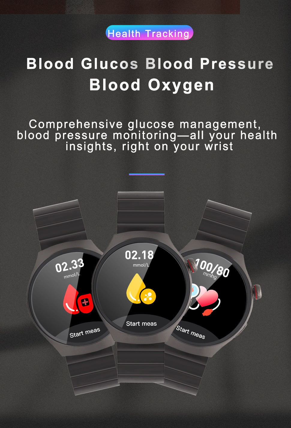 gt4pro Round Screen Smart Watch Bluetooth Call Waterproof Heart Rate Blood Oxygen Monitoring Step Counter Smart Watch