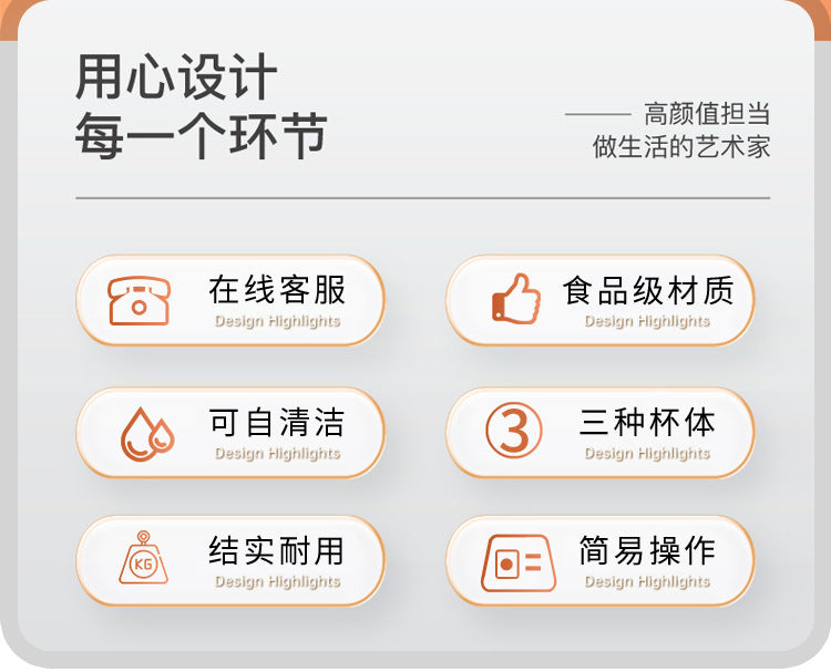 3L8in1blender  North America Europe Africa Stainless Steel Metal Blender Juicer Meat Grinder Multi-Functional