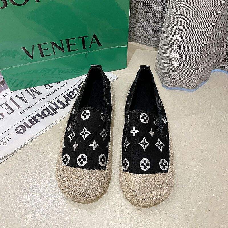 Women's Slip-On Fisherman Shoes Lazy Loafers2025Spring and Autumn New Style Flat Casual Loafers for Women