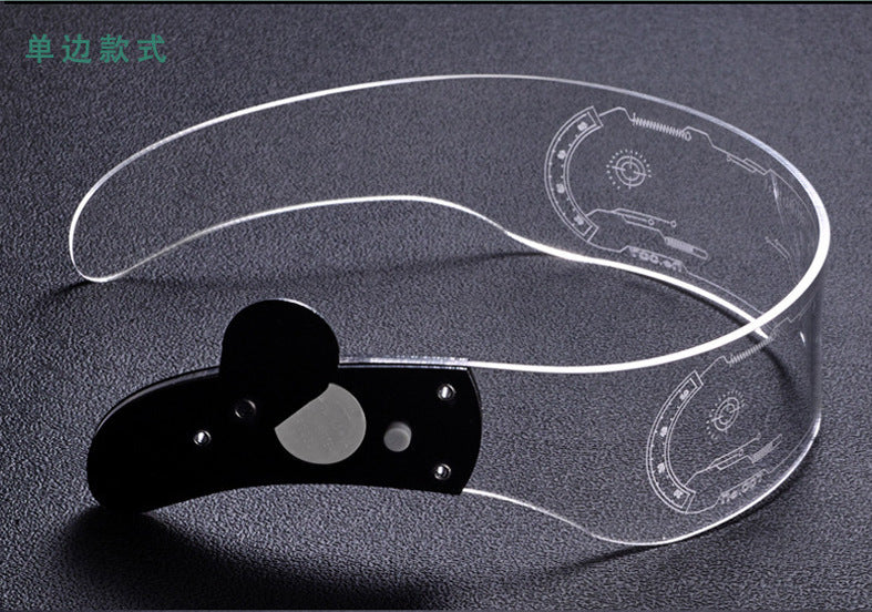 LED Light-emitting Glasses Trendy Future Technology Style Same Style Bar Disco Flashing Rechargeable Glasses