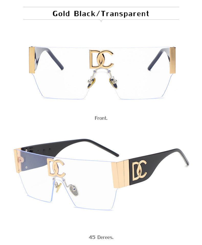 New Outdoor Cycling Sunglasses for Women, High-End Integrated Windproof Frameless Sports Sunglasses