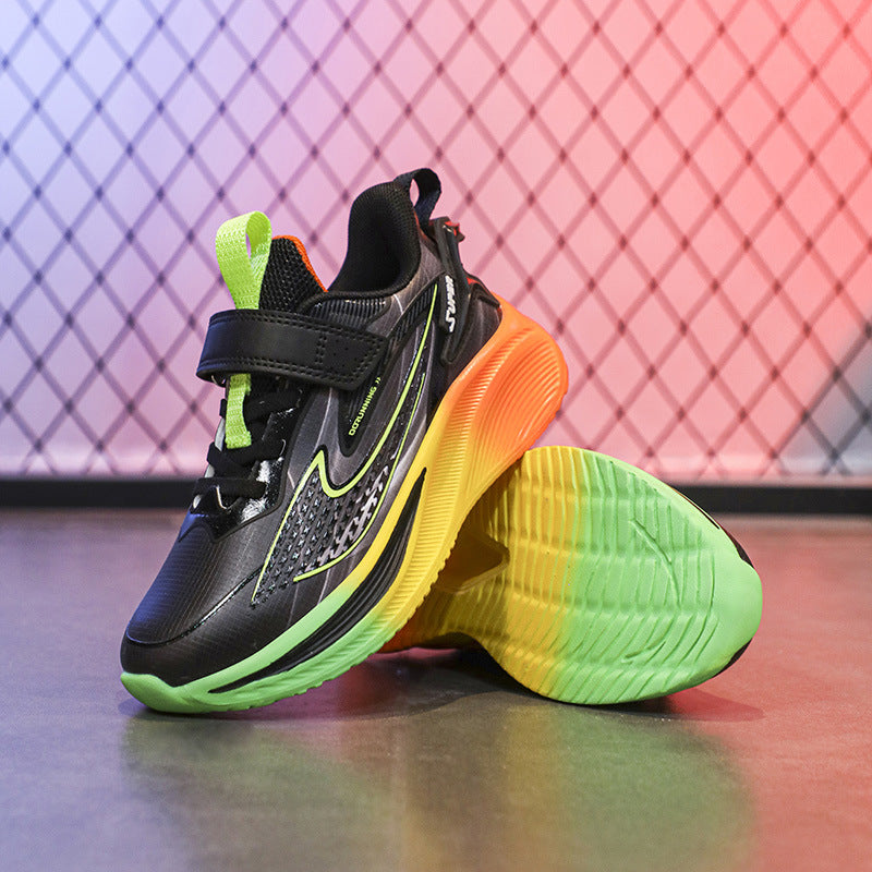 2025New Children's Shoes for Older Kids, Student Training Running Shoes, Lightweight Breathable Trendy Shoes for Boys, Girls' Youth Sports Shoes