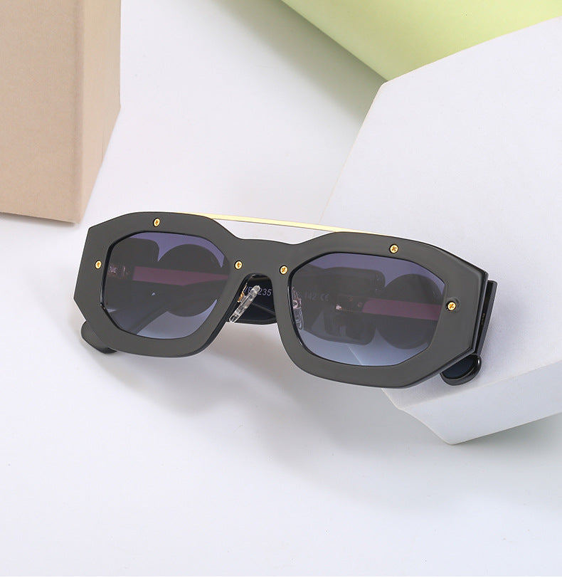 European and American Small Frame Sunglasses for Women UV Protection European and American Internet Celebrity Sunglasses for Women INS Wholesale