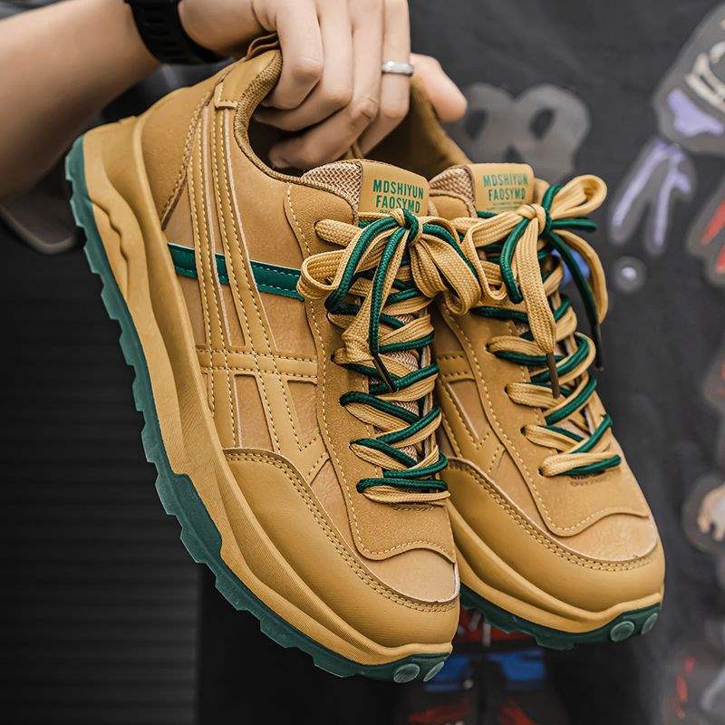Spring men's shoes2025New Dad Shoes for Men, Youth Casual Running Thick-Soled Sports Trendy Shoes, Sneakers