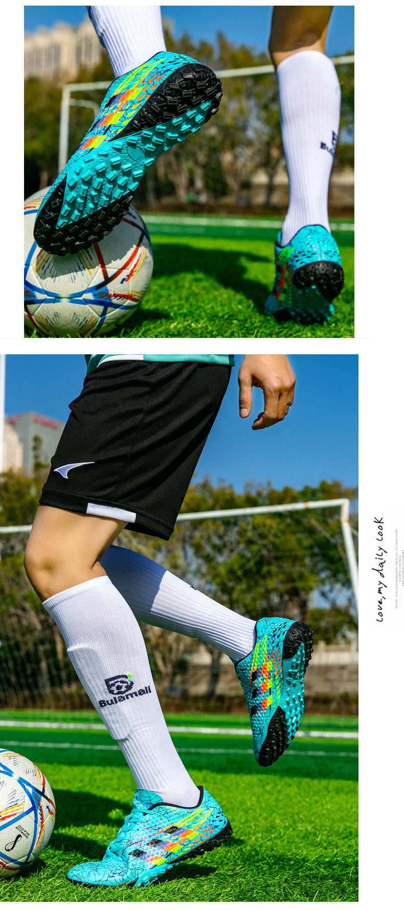 New professional football shoes for men and women AG Spike TF Broken Nail Youth Student Grassland Competition Training Shoes