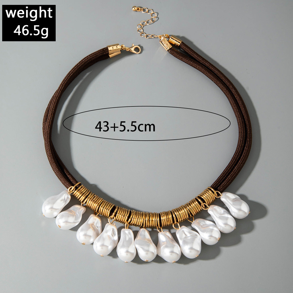 European and American New Style Personality Mesh Round Pendant Necklace for Women Elegant Simple Textured Round Pendant Rope Chain Necklace