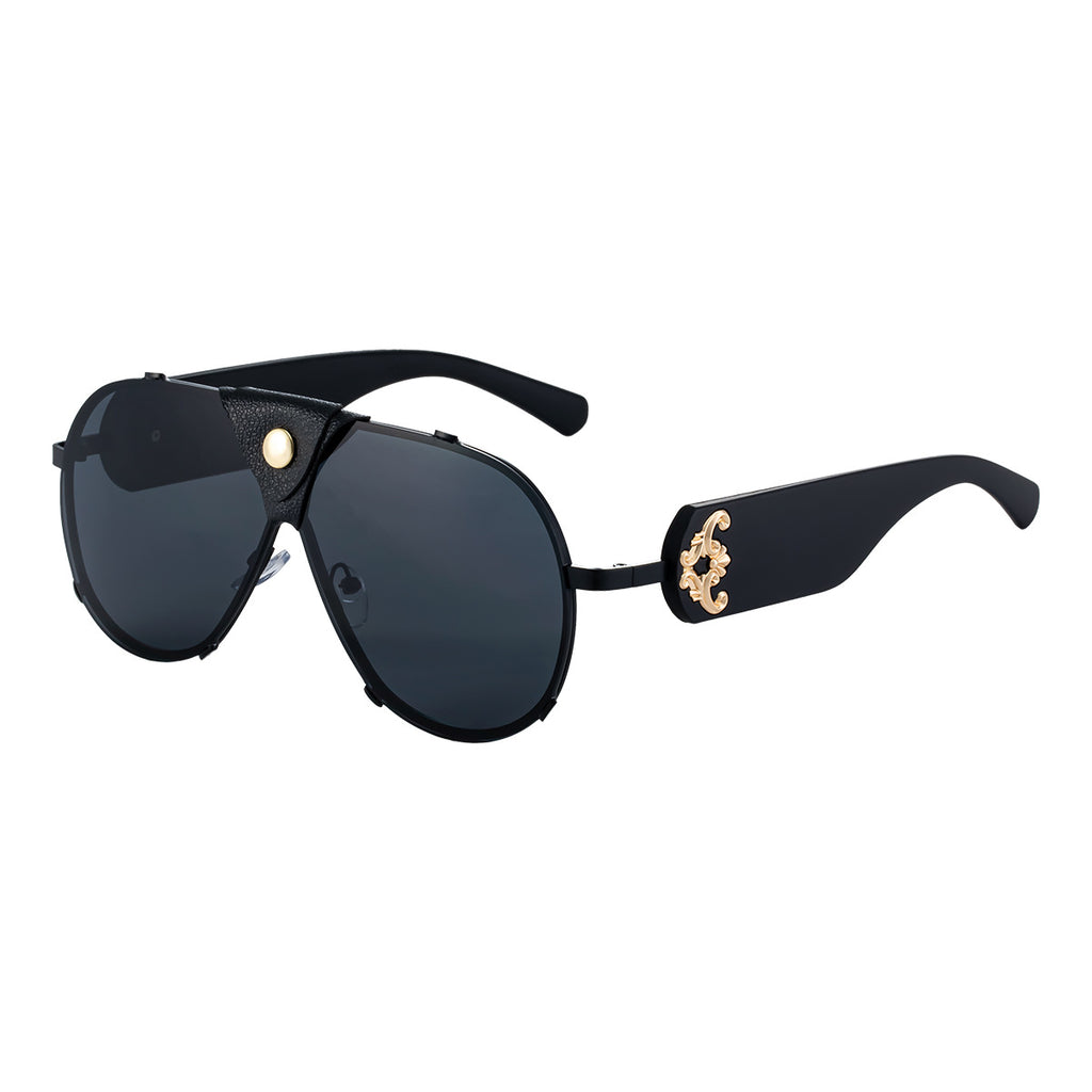 2025New Style Toad Glasses Men's European and American retro Sunglasses Pilot Sunglasses Men's Sunscreen Driving Glasses