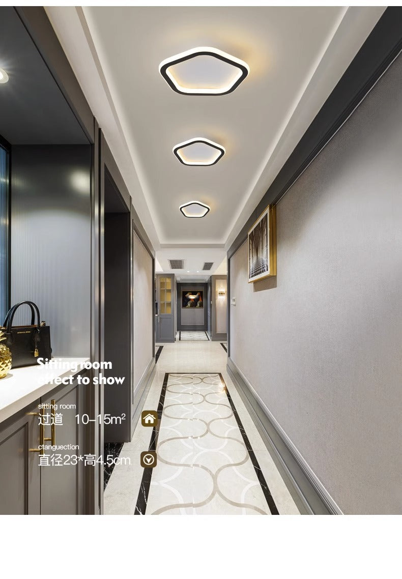 Nordic Corridor Entrance Hallway Light Simple Modern Creative Cloakroom Light led Balcony Small Ceiling Light Fixture