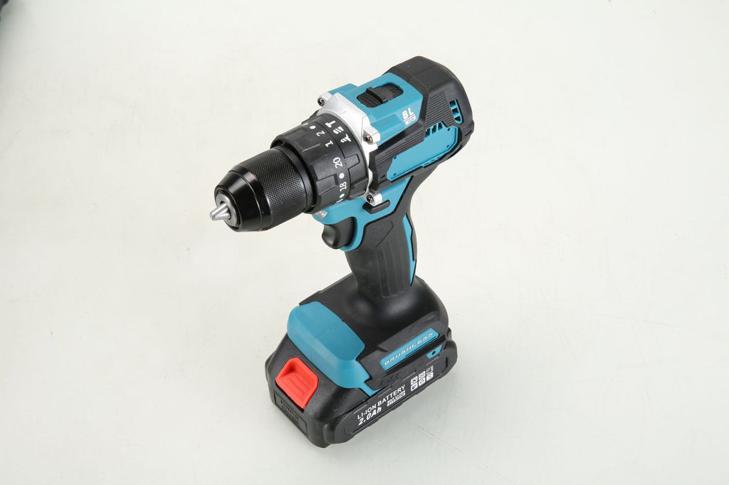 Manufacturer In-Stock Multi-Function Set Electric Drill Box Dual-Speed Impact Lithium Electric Drill Household Electric Screwdriver