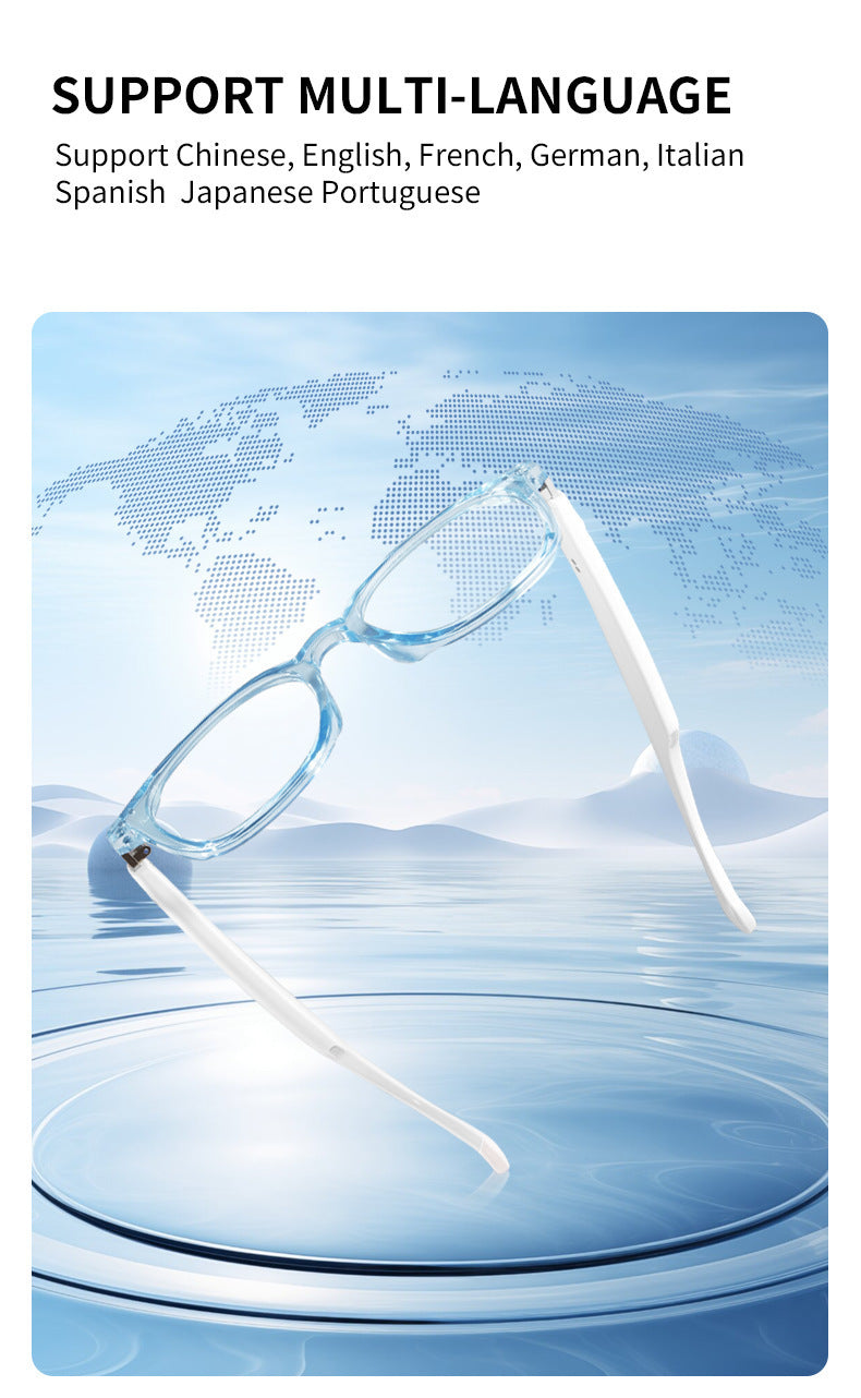 Non-Bone Conduction Bluetooth Glasses Open-Fit Smart Sunglasses Travel Driving Call Hands-Free Sun Protection Sunglasses