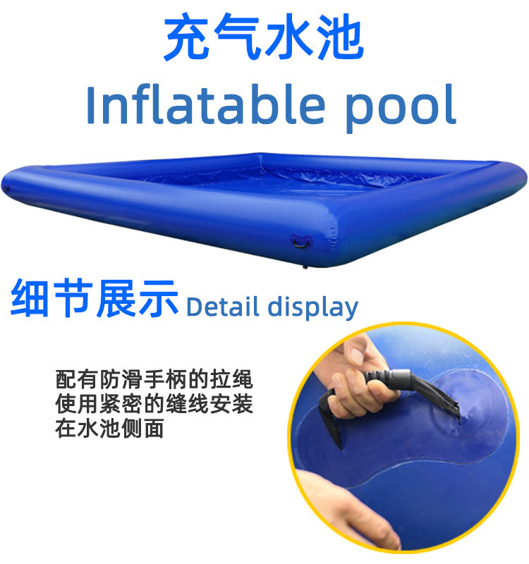 Large Commercial Inflatable Pool Swimming Pool Water Toys Inflatable Toys Water Park Thickened Fishing Pool Manufacturer