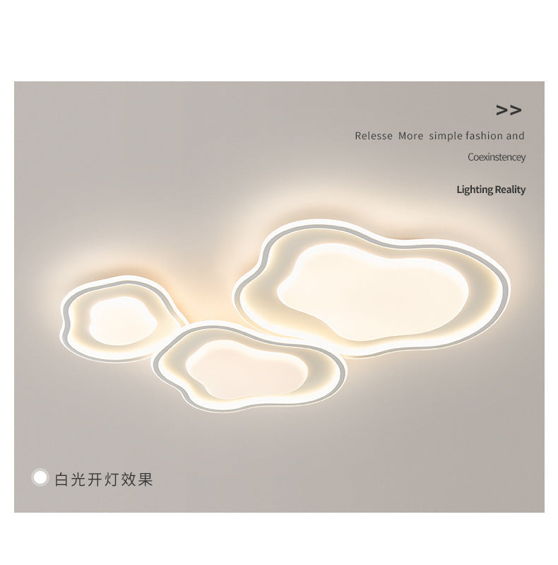 Cream Style Minimalist Living Room Main Light2025New Cloud Ceiling Light Smart Eye Protection Lighting Set Whole House Package