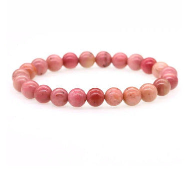 Buddha Pendant Bracelet Natural Stone Beaded Volcanic Stone Black Rutilated Quartz Bracelet8mm Single Loop Elastic Bracelet