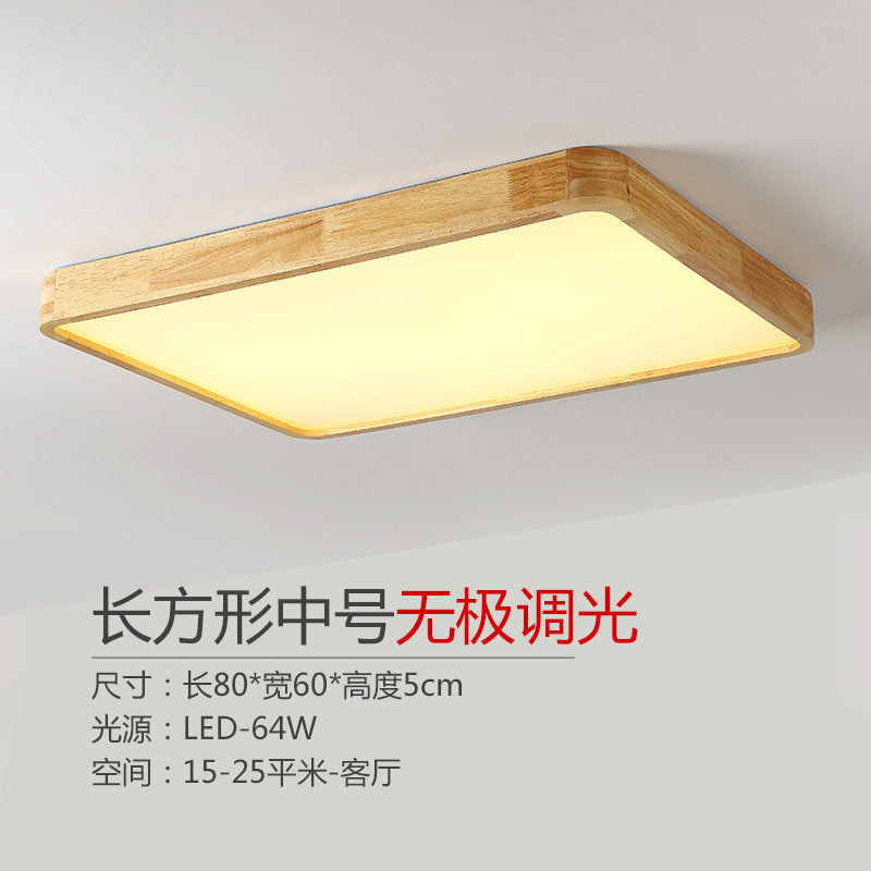 Log led Ceiling Lamp Living Room Balcony Tatami Wabi-Sabi Style Japanese Style Wood Art Corridor Nordic round bedroom