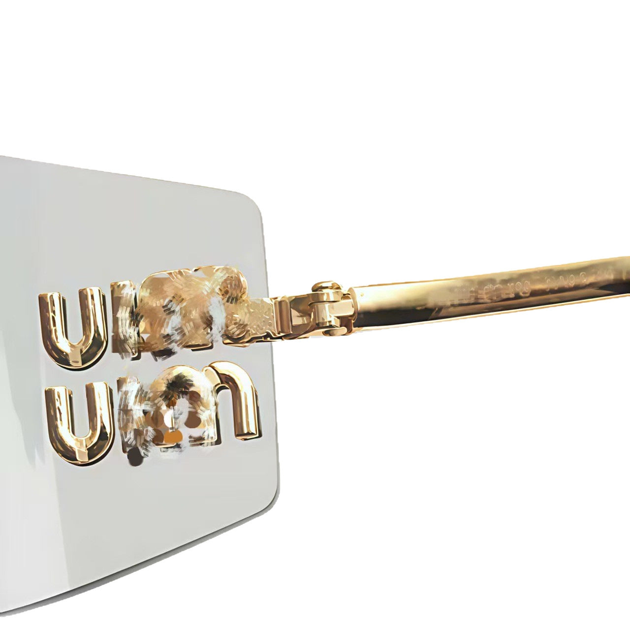 Luxury High-Quality Inner Partition Miaojia SMU54y Sunglasses for Women Same Style as Zhang Yuanying Rimless Sunglasses High-end Feel