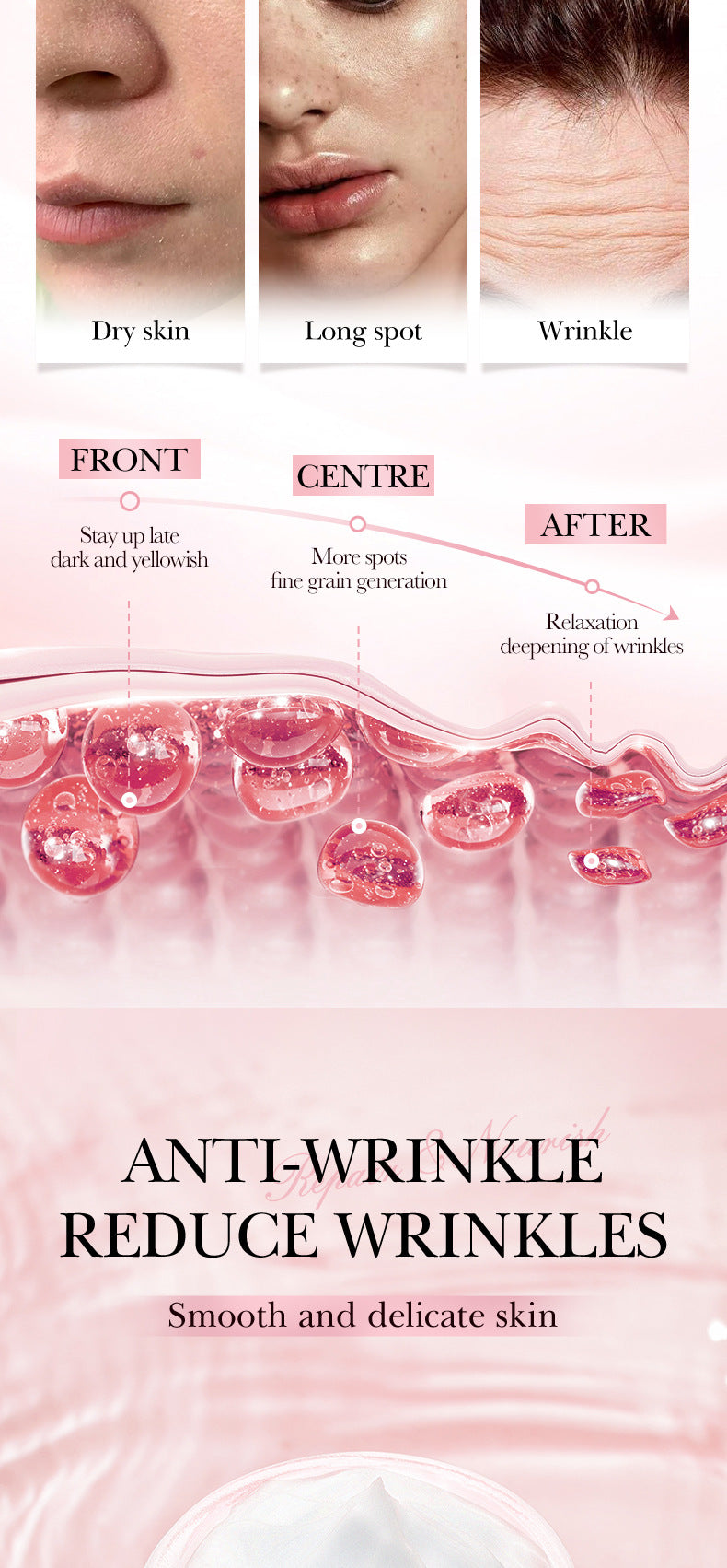 Full English Four-in-One Skincare Series SADOER Moisturizing, nourishing, and rejuvenating face cream essence liquid  wholesale