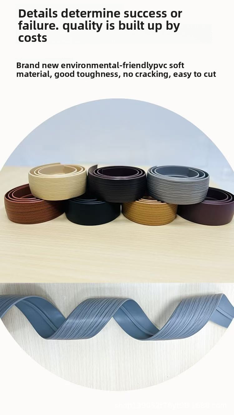 Self-Adhesive T Recessed edge trim for wooden flooring T Edge trim strip, threshold strip, gap transition strip, door strip, edge presser strip