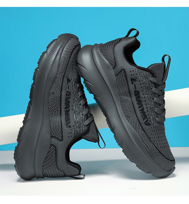 Autumn Breathable Casual Versatile Sports Shoes for Teenagers, Ultra-light Shock-absorbing Dad Trendy Shoes, Travel Hiking Shoes with Cushioning