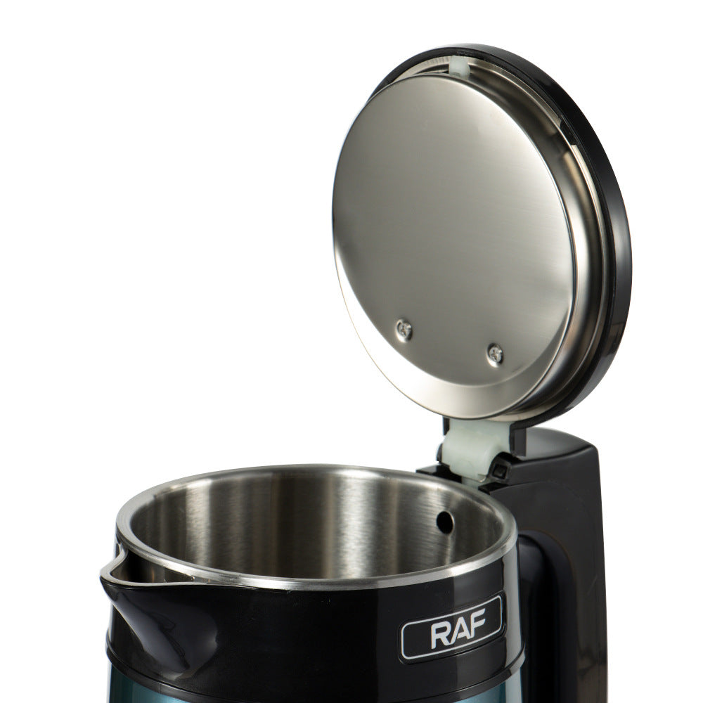 RAF European Standard High-Power Stainless Steel Anti-Dry-Burn Electric Kettle Fast Heating Long-lasting Insulation304Seamless Kettle2.5L
