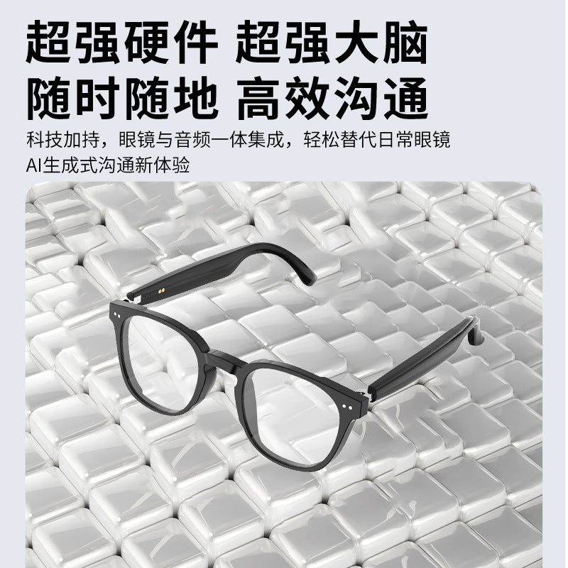 Smart Bluetooth Glasses ai Translation Music Headphones Sunglasses UV Protection E-commerce In Stock Wholesale