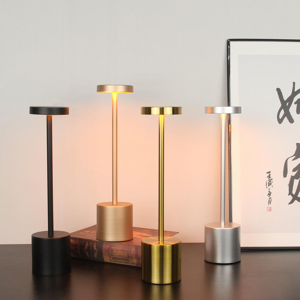 I-Shaped Desk Lamp Rechargeable Night Light Bedroom High-End Atmosphere Lamp Bar Table Lamp Touch Rechargeable Desk Lamp