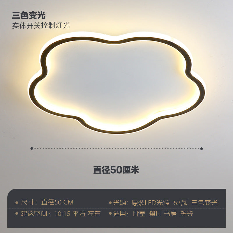Creative Bedroom Main Light for Home Use led Ceiling Lamp Simple Modern Living Room Lamp Room Restaurant Study Flower Lighting