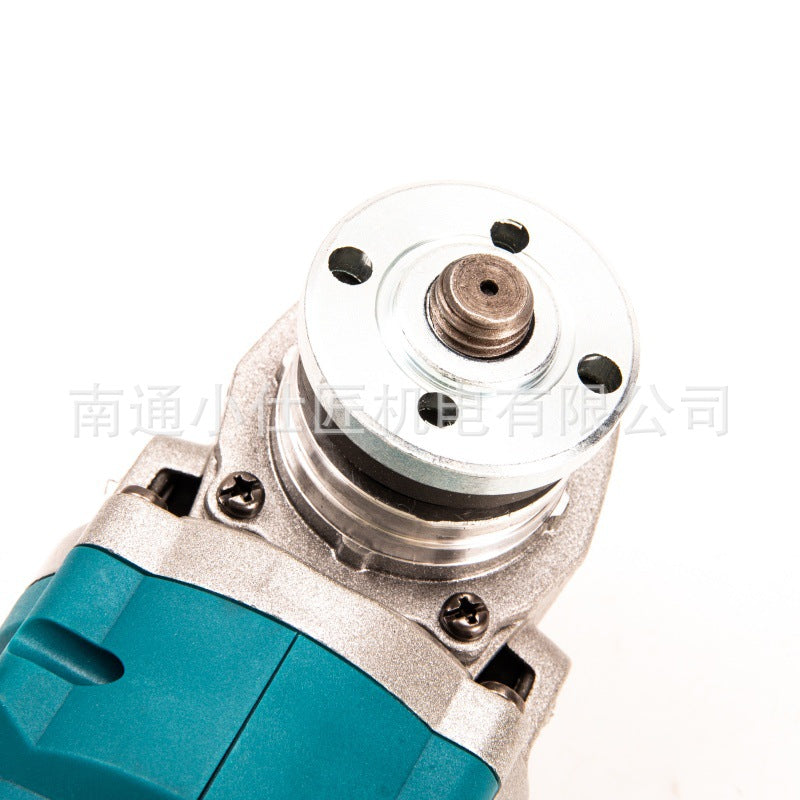 Cross-Border Dropshipping Two Batteries and One Charger Lithium Battery Angle Grinder Rechargeable Cordless Polisher Household Grinding Angle Grinder Brushless