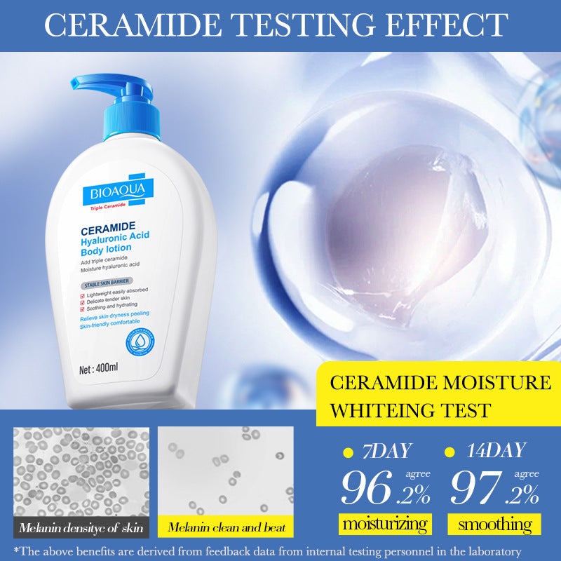 Ceramide Moisturizing Body Lotion BIOAOUA Hyaluronic Acid Moisturizing Body Lotion Cross-Border Wholesale