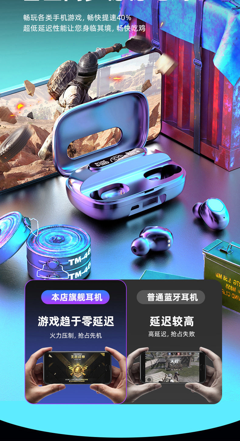 Popular M9Wireless Bluetooth Headset TWS In-ear long-lasting high-quality private model wireless Bluetooth earphones