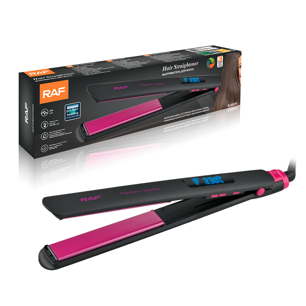RAF European Standard Electric Curling Iron Hair Straightener Hair Comb Does Not Hurt Hair Straight Hair Curly Hair Household R 4003