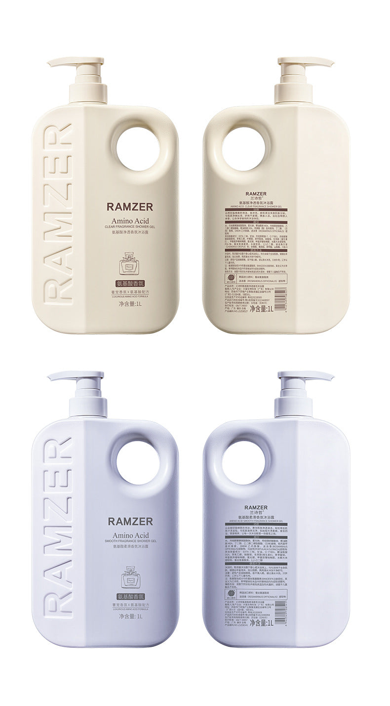 Large Capacity Shower Gel Amino Acid Moisturizing2kg Smooth Fragrance Body Wash Export Manufacturer Wholesale